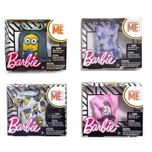 New Barbie Bundle - Despicable Me Tops Universal Studios & Mattel Limited Issue